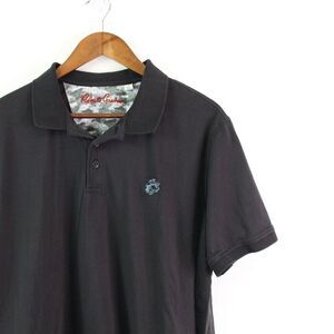 Robert Graham Embroidered Skull Polo Shirt Black‎ Size M